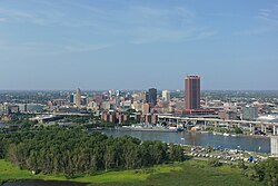 Skyline of Buffalo, Erie County