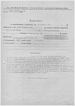 military document of Hungary