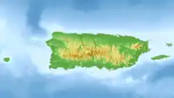 The island of Puerto Rico