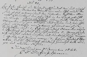 German handwritten letter