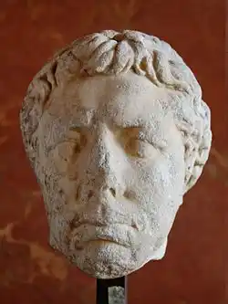 Portrait bust of King Juba II of Mauretania, ruler of Mauretania from 25 BCE to 23 CE