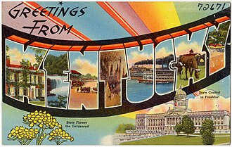 Kentucky postcard