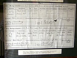 marriage register