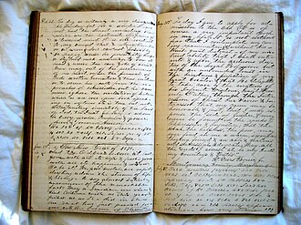 handwritten diary