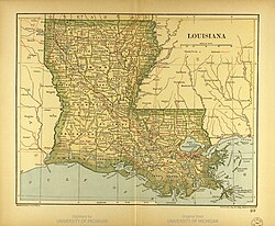 Map of Louisiana
