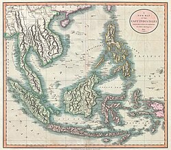 1801 map of Southeast Asia