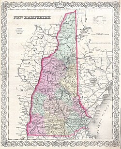 Map of New Hampshire