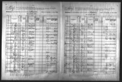 A page from the 1885 Colorado State Census