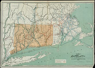 Connecticut map