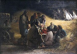 Picture of Russian peasants, 1861
