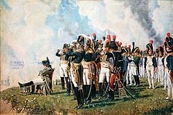 Picture of Napoleon near Borodino (Russia)