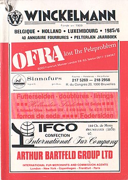 Directory of fur traders from the Benelux countries, 1985