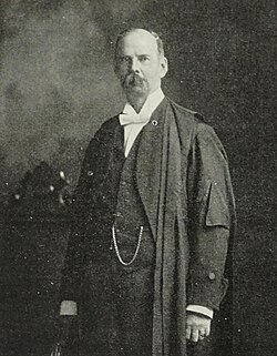 Portrait of Henry Hatton Strathy on the book "Newspaper Reference Book of Canada", 1903