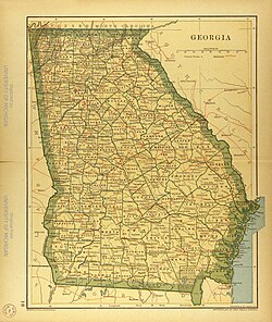 Map of Georgia