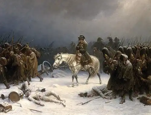 Napoleon’s Retreat from Russia in 1812 by Adolph Northen