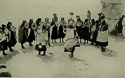 Lalakonti ceremony of the Hopi Nation. 1923.