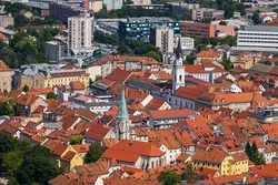 City of Celje in Slovenia