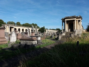 cemetery, Brompton Cemetery, gravestones, chapel, London