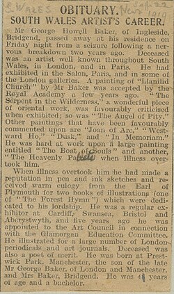 newspaper obituary