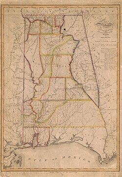 Map of Alabama