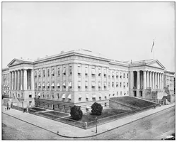 Antique photograph: United States Patent and Trademark Office, Washington DC