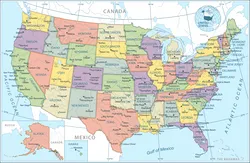Map of United States
