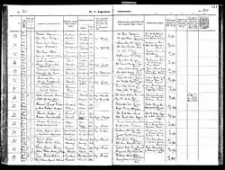 Marriage certificate of Martin Andreassen and Mathilde Sophie Amalia Pedersen.1902.