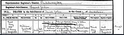 death certificate