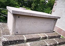 Tombstone of Ettore Tolomei.