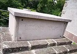 Tombstone of Ettore Tolomei.
