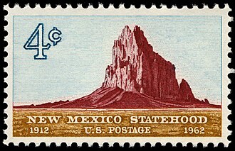 New Mexico US postage stamp 1962