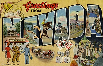 Nevada post card