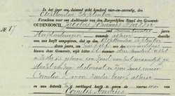 Birth certificate