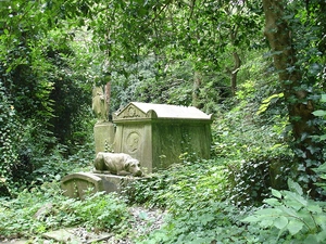 Highgate Cemetery, cemetery, gravestone, tomb, England