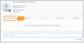 Conversation on match page