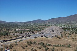 The Pyramid of the Moon at Teotihuacan